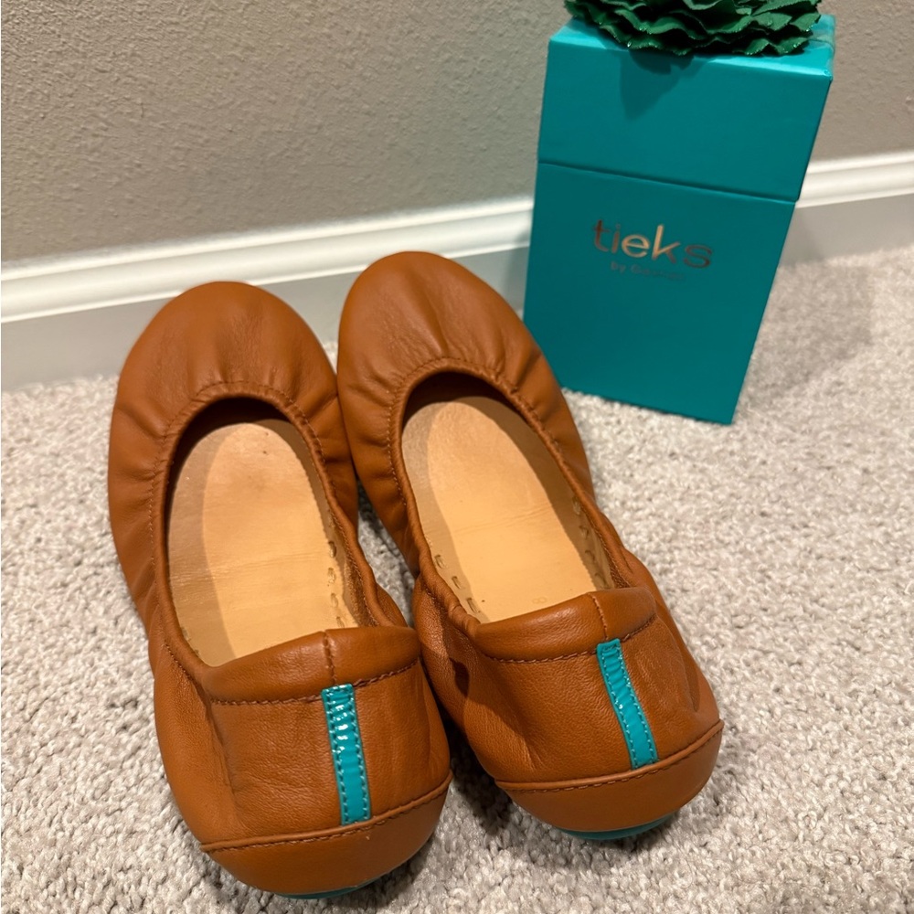 Chestnut ~ Tieks sz 8 EXCELLENT condition